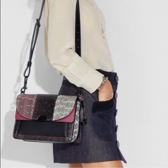 Coach Dreamer In Snake Skin Leather, NWT - Picture 4 of 4